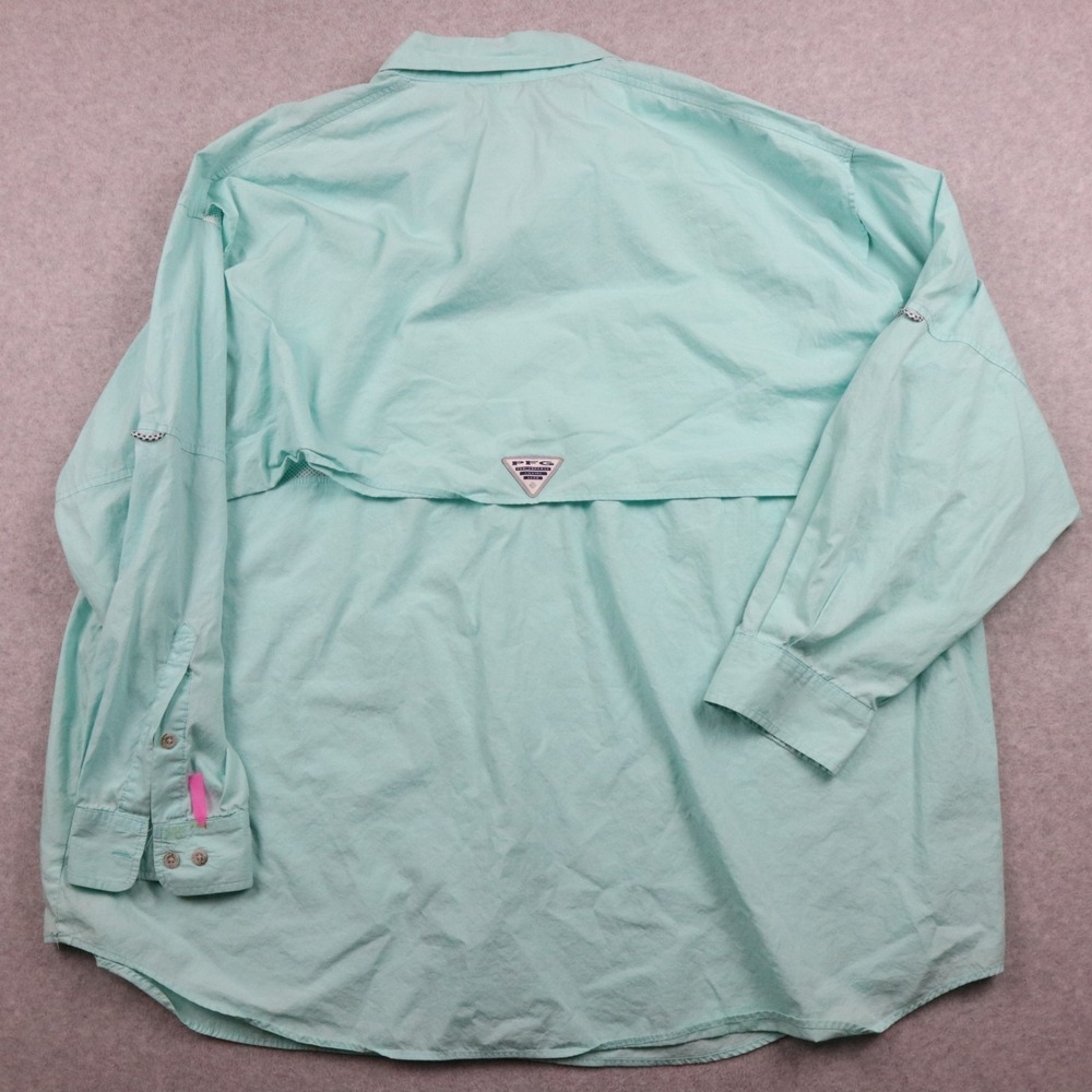 Columbia PFG Shirt Mens 3XL Performance Fishing Vented Button Up Long Sleeve - Picture 11 of 12